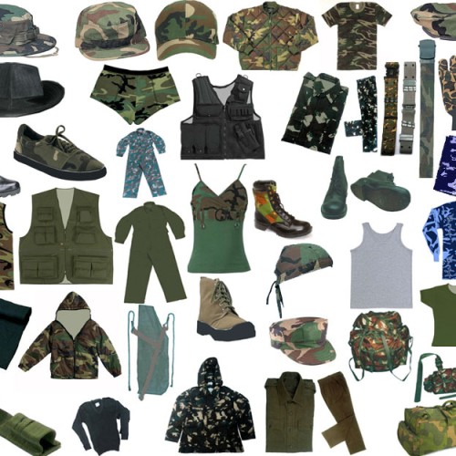 Military garment military clothes 